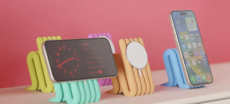 Supporto di ricarica iPhone. Dock di ricarica MagSafe